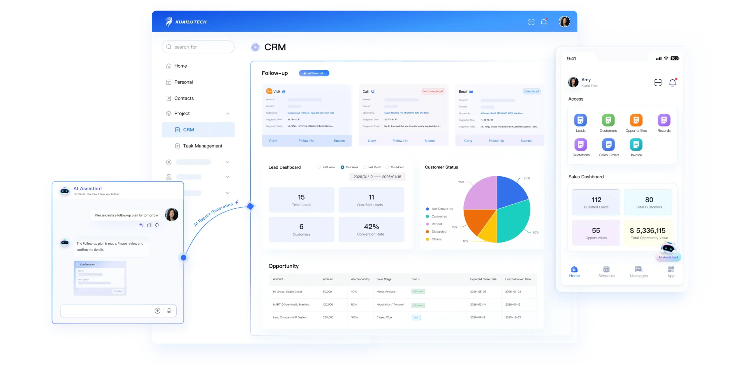 Kuailu CRM Hero